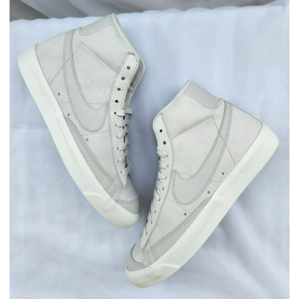 * 10 Women's Nike Blazer Dq7572-001 Sneakers Sportwear Gray